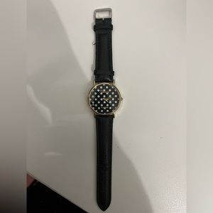 Black & White Polkadot Watch